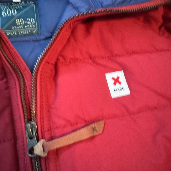 Best Made Co Rare Red Classic 850-Fill Down Pullover Coat - Men's Large - Picture 2 of 3